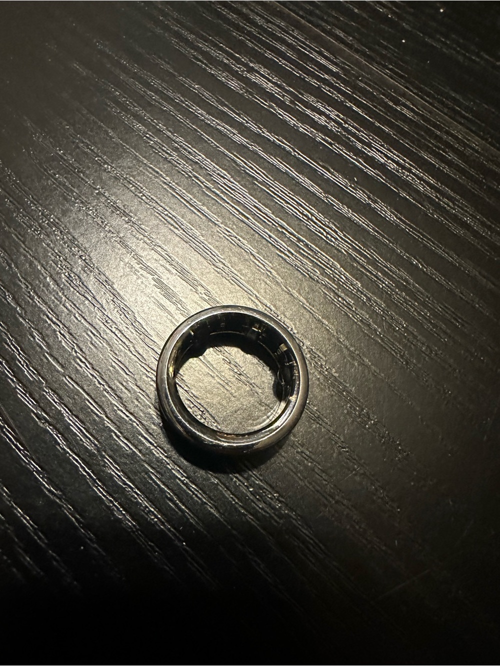 Oura Stainless Steel Smart Ring in Black/Silver Finish Gen 3